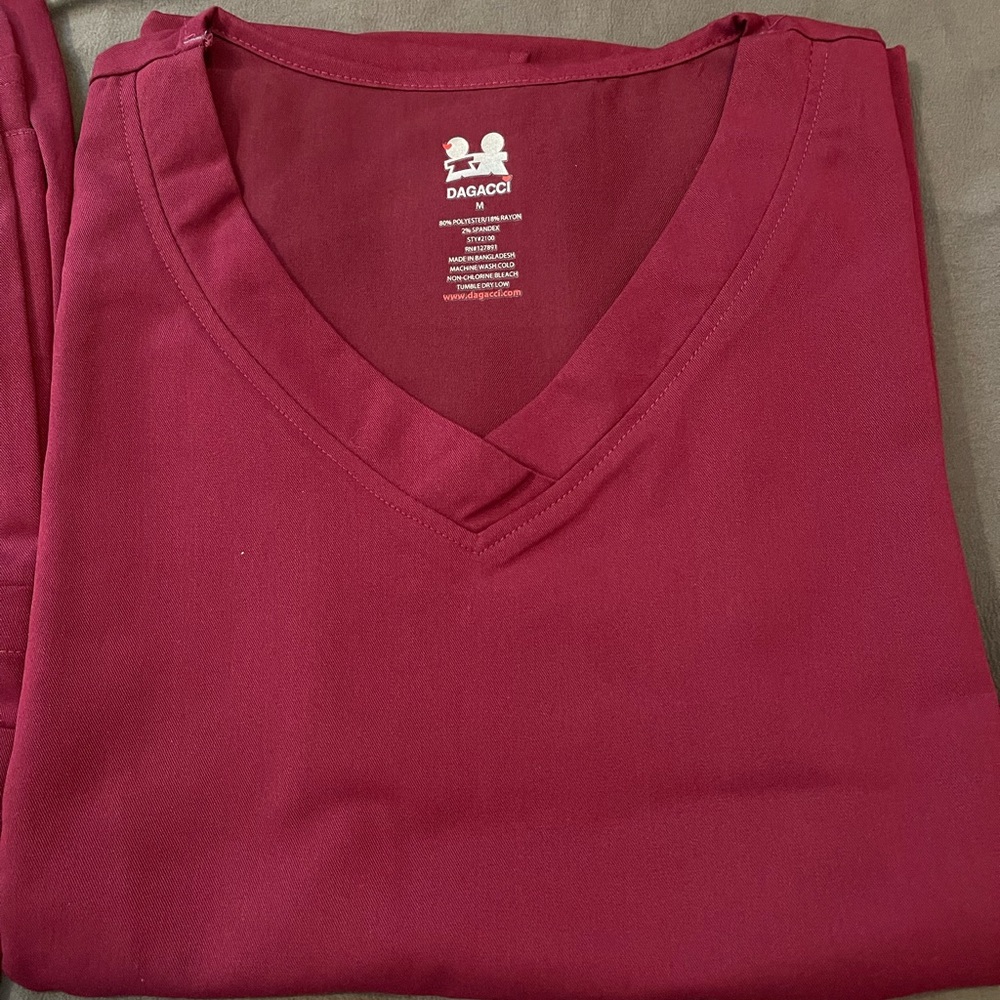 COPY - Burgundy scrub set